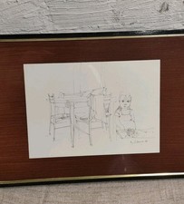 Dessin original signé L