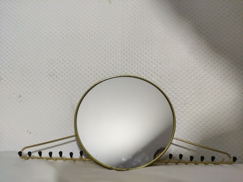 Miroir rond mural porte bijoux - mural, porte-bijoux
