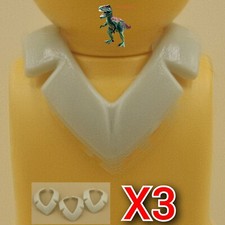 X3 Playmobil foulard de cou