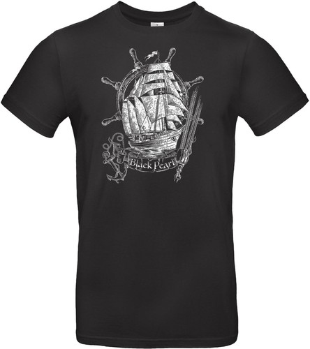 Tee shirt noir 100 coton - tee,