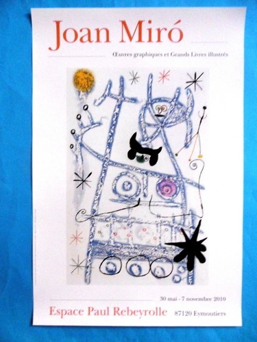 Miro affiche originale 2010 - affiche,