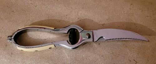 Ancien coupe volaille acier - coupe, en