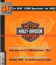 HARLEY DAVIDSON XLH 1200 Sportster Evo 1997 ; HD Les Années 80 MOTO