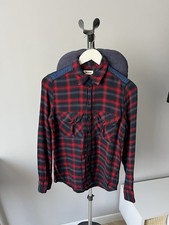 Chemise Zadig & Voltaire rouge à carreaux en flanelle TALIM CARREAUX femme ta...