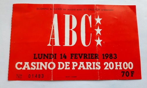 Rare ticket billet stub - ticket, used