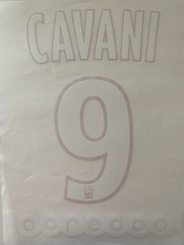 Flocage officiel psg cavani - flocage,