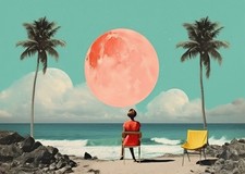 Affiche d'art mural scène de