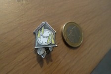 badge broche (non pin s) horloge pendule mecanique coucou ha en metal