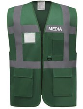 Gilet multifonction Haute visibilité Media - Photographe - Presse