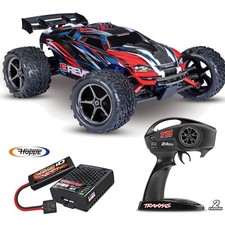 Traxxas E-Revo 1/16 4x4 Rouge-Bleu USB C Chargeur 1200 Batterie Nimh 4WD