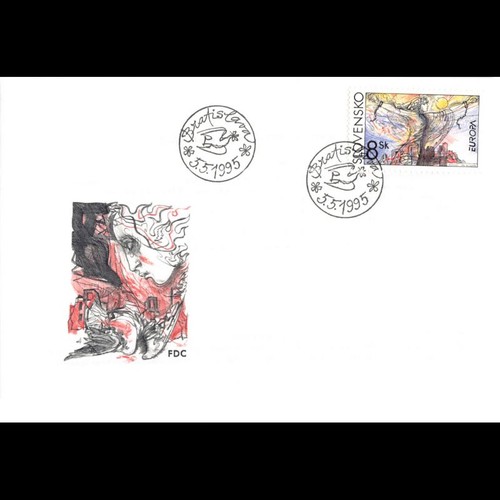 Slovaquie fdc europa 1995 - slovaquie,
