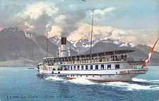 Suisse - GENÈVE - Bateau Salon La Suisse - Ed. Jullien J.J. 9199