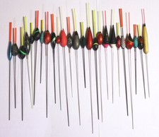 Lot de 25 flotteurs pour la peche au coup