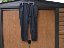 sexy pantalon noir style enduit femme grande taille 46