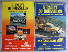 Lot 2 Affiche RALLYE du