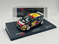 Peugeot 208 T16 Loeb 2017 1/43 IXO Boite Vitrine