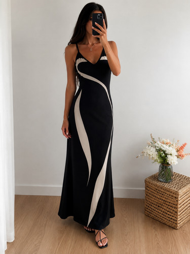 Robe longue élégante - ✨, –