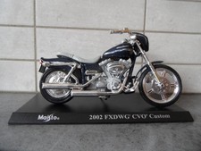 MOTO HARLEY FXDWG DYNA WIDE GLIDE CVO 2002 1/18 MAISTO