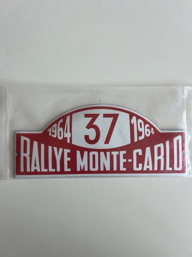 Plaque émaillée rallye monte - plaque,
