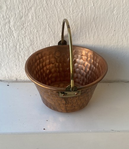 Pot cuivre martelé - pot, en