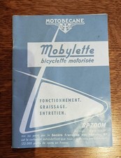 manuel  mobylette 1964  motobecane motoconfort