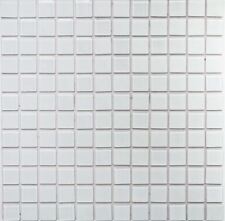 Mosaïque De Verre Blanche