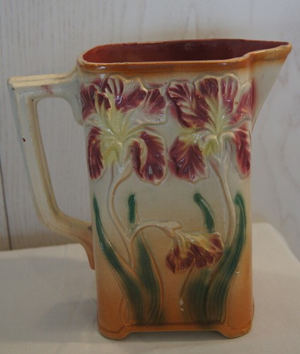 Pichet barbotine décor - pichet, de