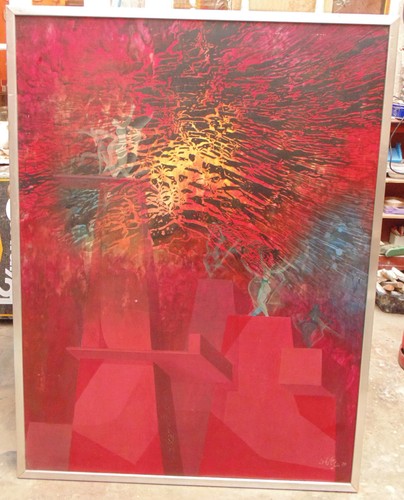 Tres rare géant tableau - rare,