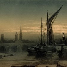 Paysage de nuit Marine Bateau