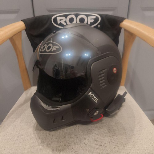 Roof boxer helmet with sena - v8,