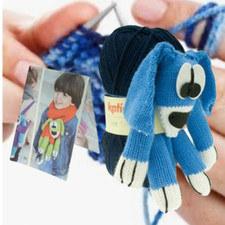 Tricoter - bonnet ou écharpe +  accessoires  : Tête, Pattes et Queue déjà Faites