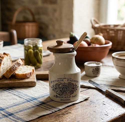 Ancien moutardier publicitaire - ancien,