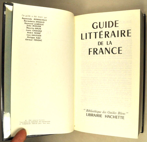 Guide litteraire france - litteraire,