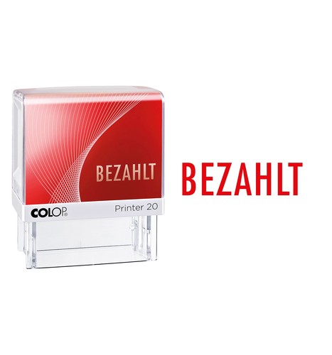 Tampon encreur bezahlt 100669 - encreur,