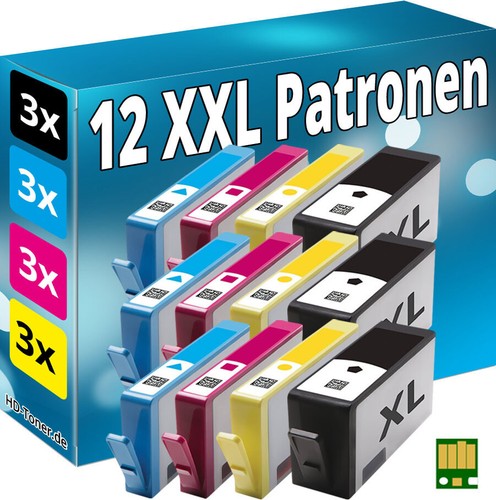 12x encre cartouches - cartouches, hp