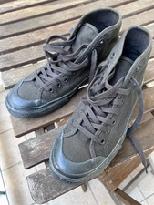 Sneakers montantes en toile homme 41 vert foncé Massimo Dutti TB état