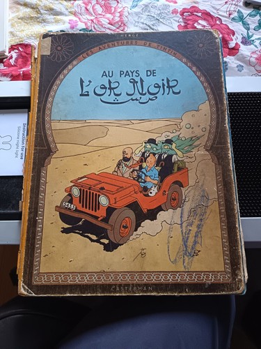 Tintin pays de - pays, l'or
