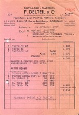 1956 FOURNITURES POUR PEINTRES