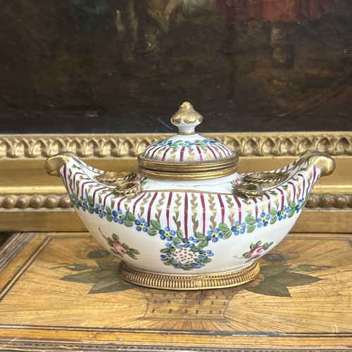 Rare encrier porcelaine en - rare,
