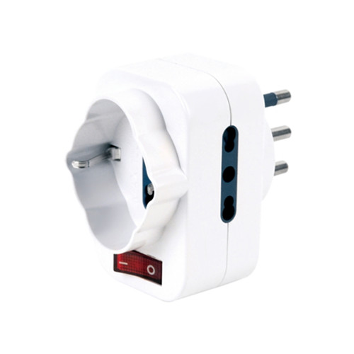 Adaptateur tripolaire rotatif - adaptateur,