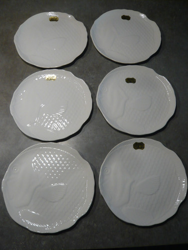 Assiettes poissons - assiettes,