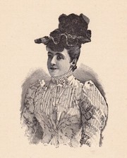 Portrait XIXe Adelina Patti