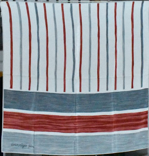 Foulard soie courrèges - foulard,