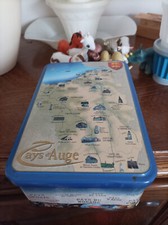 BOITE RECTANGULAIRE EN METAL PAYS D'AUGE TBE PEU SERVIE