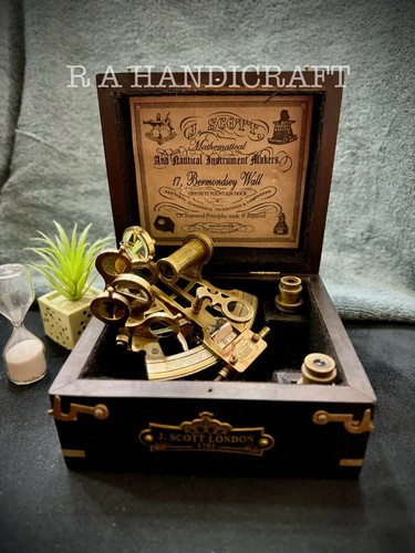 Sextant nautique laiton - sextant, en