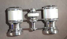 Ancienne paire de Jumelles De Théâtre en nacre Maison Carpentier Paris avec étui