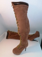 Bottes sexy à talons hauts