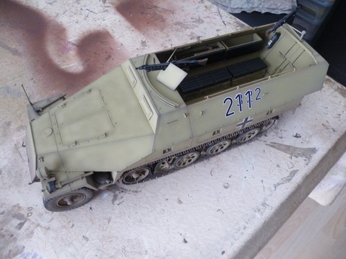 Vends half track german - track,