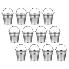  12 Pcs Mini Seau Metal Contenants À Biscuits Bonbons D'Halloween