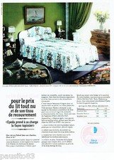 PUBLICITE ADVERTISING 046  1966  Ensemble Epéda  literie matelas Louis XV  Harmo